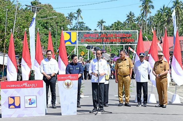 佐科威主持北苏拉威西道路改造工程启动仪式 