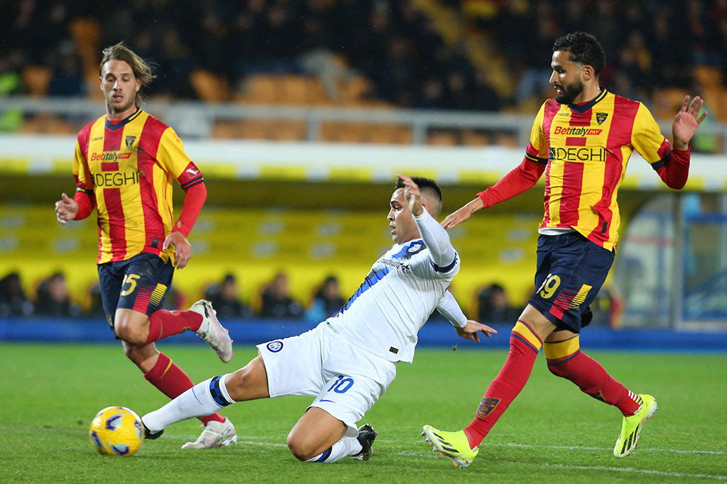 意甲：AC米兰逼平亚特兰大，国米大胜莱切