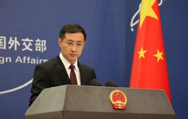 中方就联合国安理会就巴以冲突通过决议表示欢迎