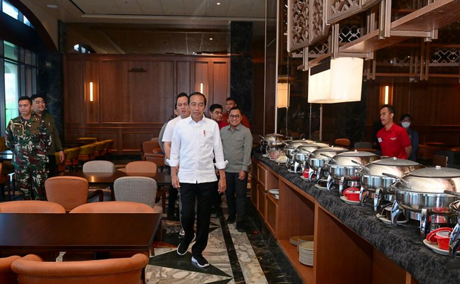 佐科威视察新首都努山达拉酒店 