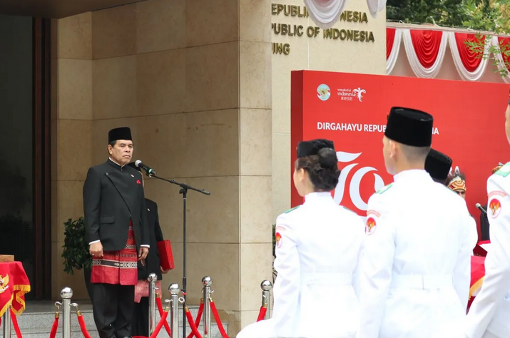 驻华使馆举行印尼独立79周年庆祝仪式 