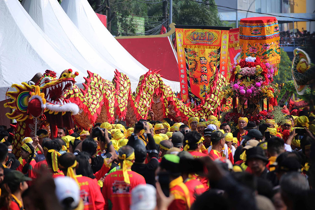 当格朗市“观音菩萨”游神活动隆重举办，每逢12年一次
