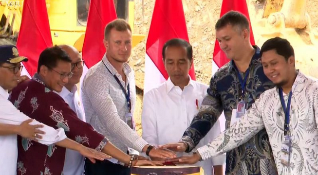 佐科威主持新首都度假村建设项目奠基仪式 