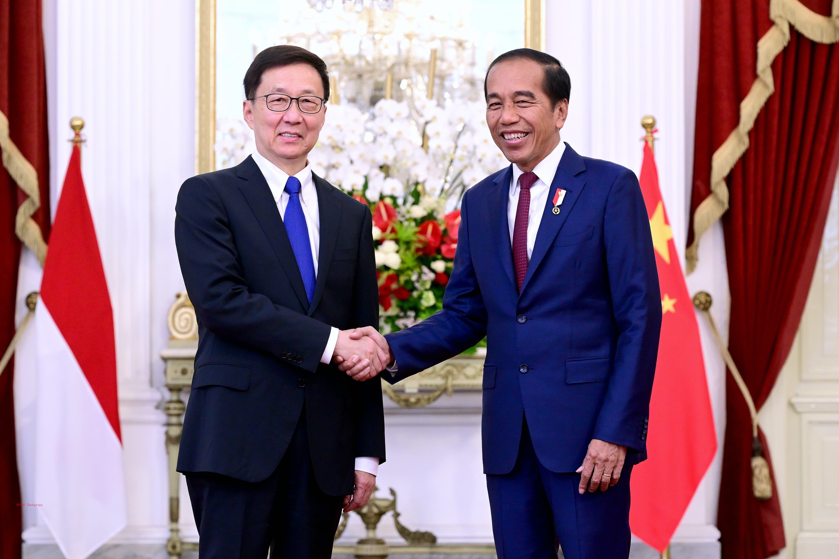 佐科威会见中国国家副主席韩正