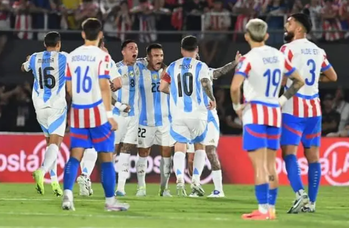 世预赛：阿根廷1-2爆冷负巴拉圭