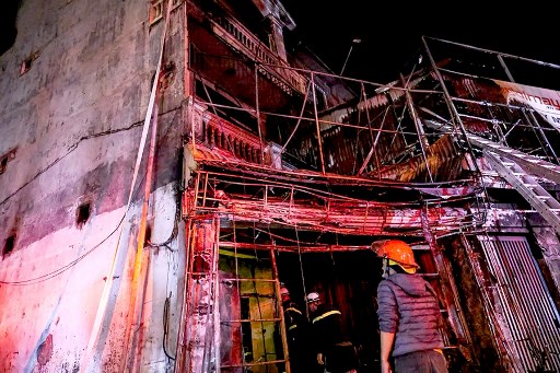 越南河内一家咖啡馆发生火灾，造成11人死亡 