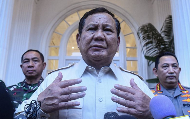 普拉博沃敦促印尼军警维护国家主权 