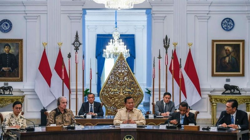 普拉博沃召集印尼商人与美国投资者达利奥 