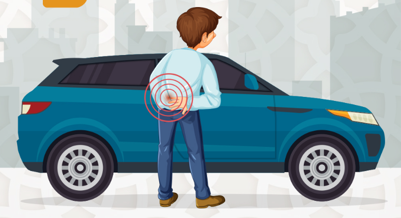 返乡长途自驾防止背痛方法