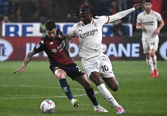 意甲：米兰2-1逆转热那亚 