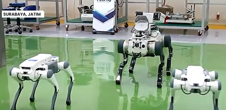 泗水理工学院学生团成功研发搭载AI机器人