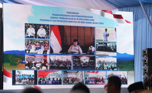 普拉博沃主持芝布区块油气产量增产启动仪式