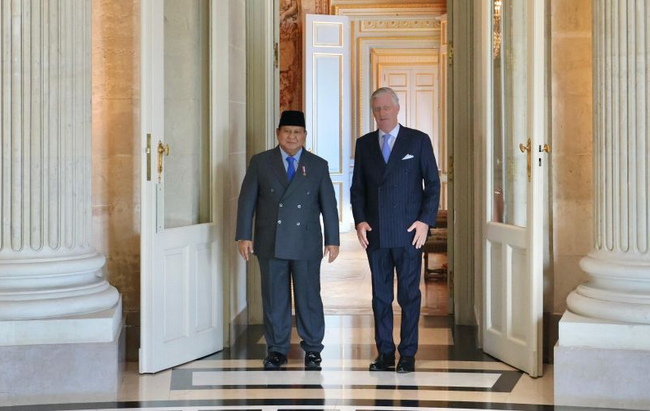 普拉博沃与比利时国王举行会晤 