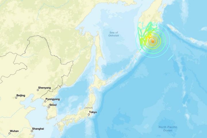 堪察加半岛发生8.6级地震，日本发布海啸预警 