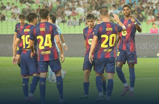 热身赛：巴萨5-0大胜大邱  