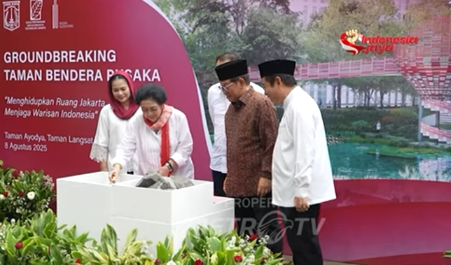 梅加瓦蒂与普拉莫诺探访朗萨特公园