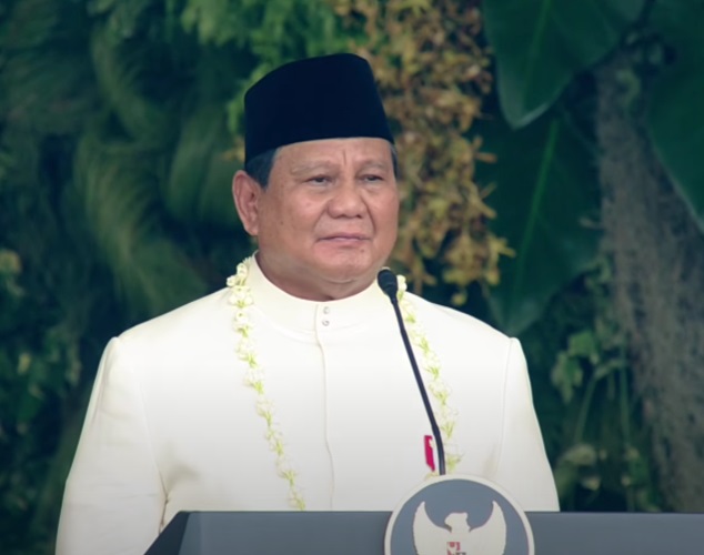 普拉博沃主持印尼独立80周年庆祝仪式  