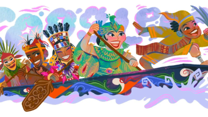 谷歌涂鸦庆祝印尼独立80周年 