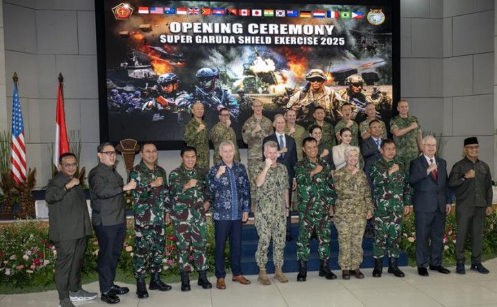 印尼-美国启动“超级神鹰之盾-2025”联演 