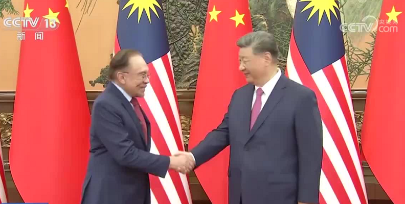中国-马来西亚领导人举行会晤