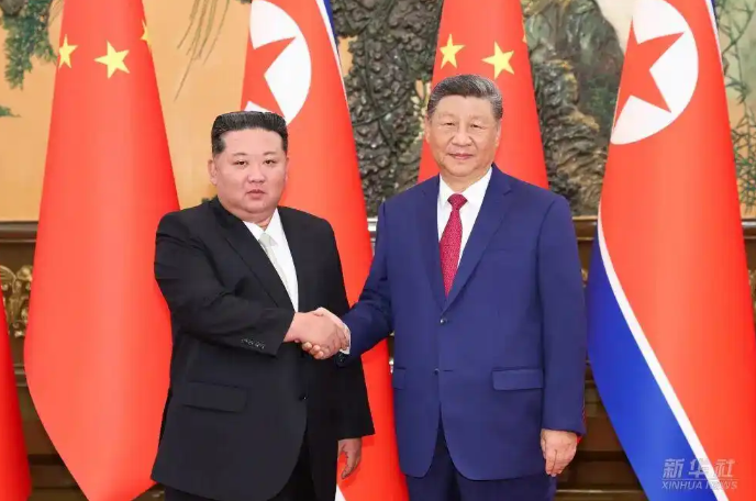 习近平与金正恩举行会谈