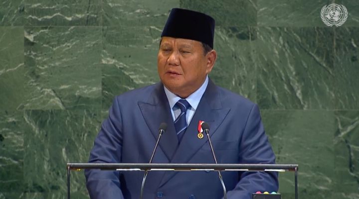 普拉博沃出席第80届联合国大会并发表讲话 