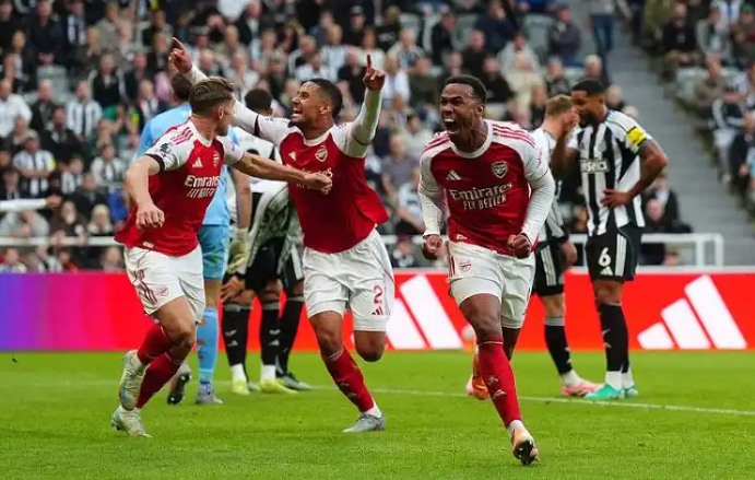 英超：阿森纳2-1纽卡距榜首2分