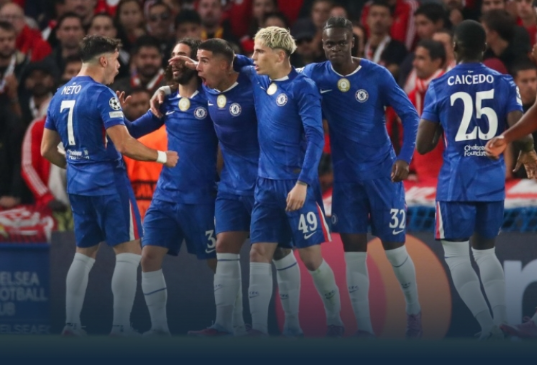 欧冠：切尔西1-0险胜本菲卡 
