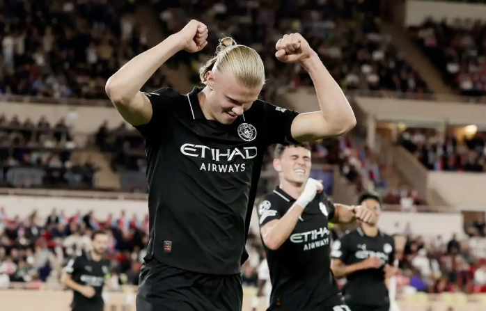 欧冠：曼城2-2摩纳哥无缘连胜