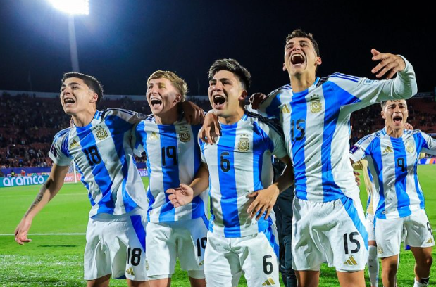 世界杯U20:阿根廷1-0哥伦比亚挺进决赛
