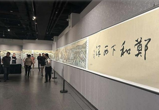 钟开天《郑和下西洋》500米长卷再现远航