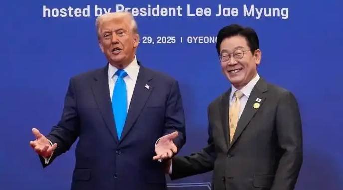 特朗普会见韩国总统李在明