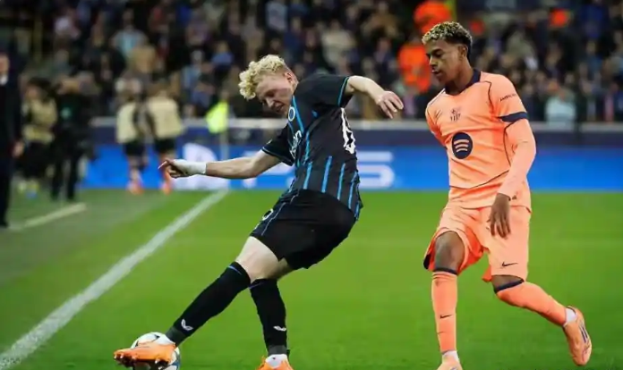 欧冠：巴萨3-3客平布鲁日