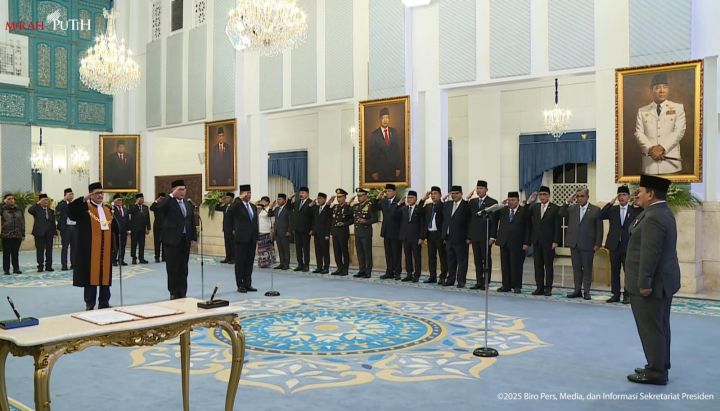 普拉博沃主持最高法院副首席大法官、国家研究与创新局局长及副局长就职仪式