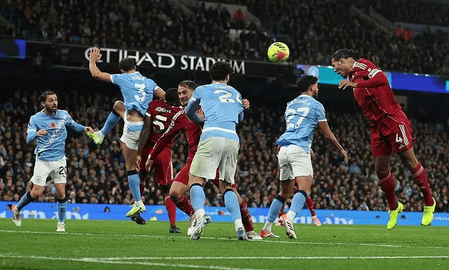 利物浦就范戴克对阵曼城进球被吹向PGMOL提出申诉