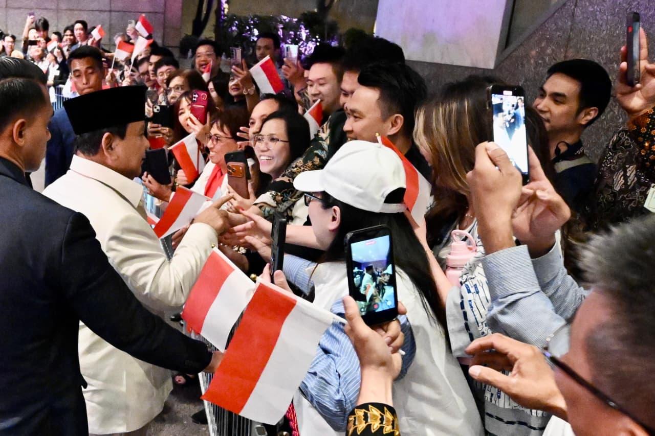 印尼侨民热烈欢迎普拉博沃到访悉尼 