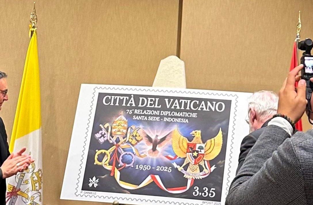 印尼与圣座庆祝建交75周年推出新邮票