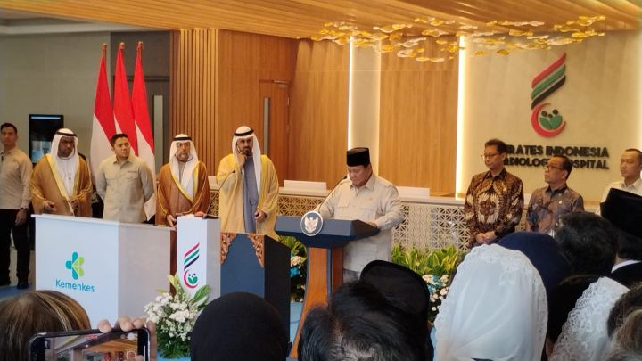 普拉博沃主持阿联酋-印尼心脏病医院落成仪式 