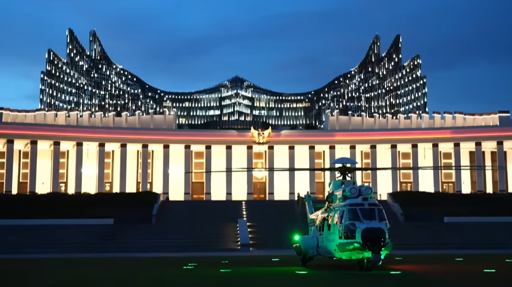 普拉博沃首次访问新首都努山塔拉