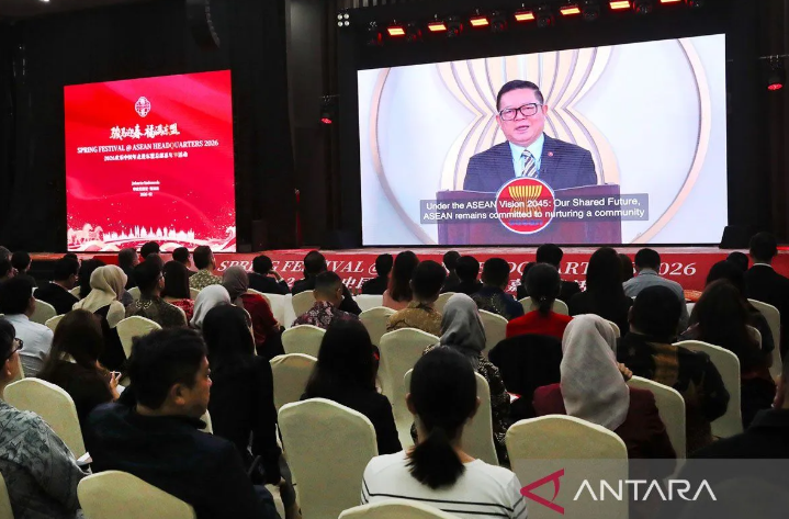 “骏马迎春·福满东盟”欢乐中国年活动在雅加达东盟秘书处举行