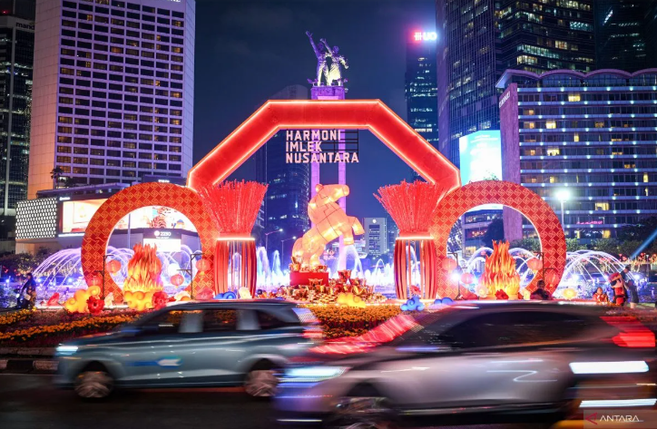 雅加达圆环路首次举办春节庆典