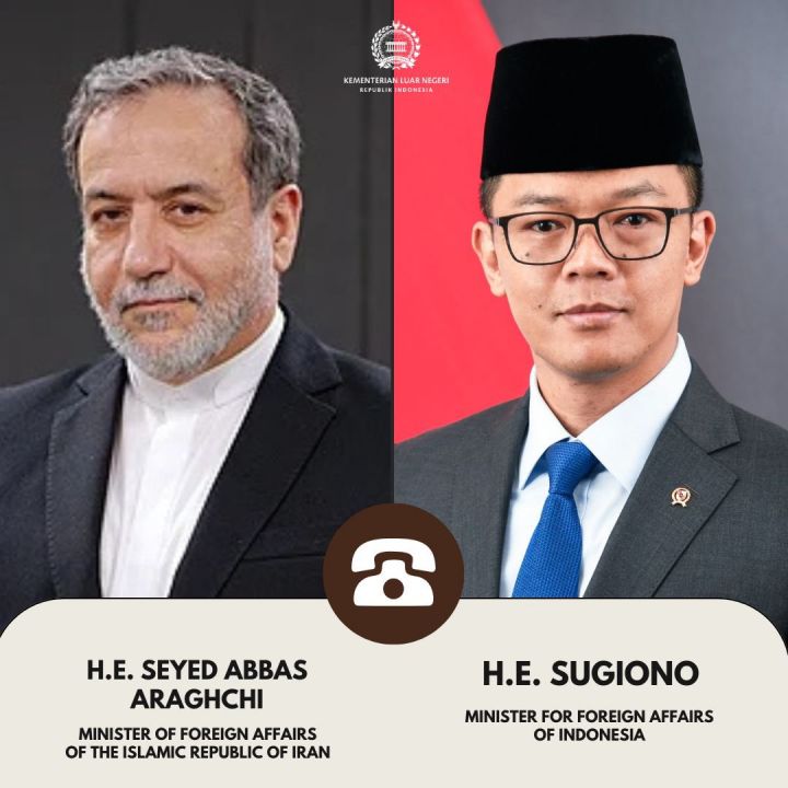 苏吉约诺与伊朗外长通电话 