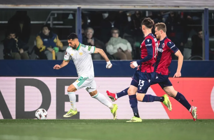 欧联杯：罗马首回合1-1博洛尼亚