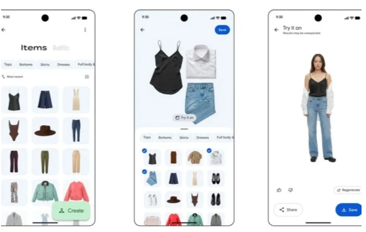 Google Photos推出AI“衣橱”功能