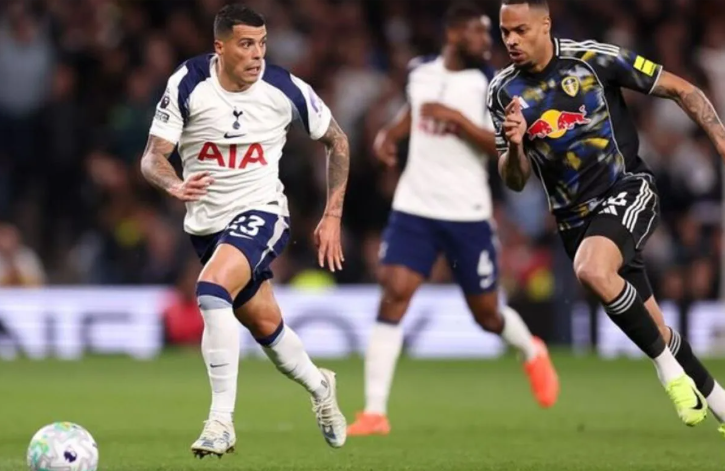 英超：热刺1-1利兹联四轮不败