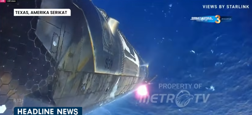马斯克星舰完成最新试飞