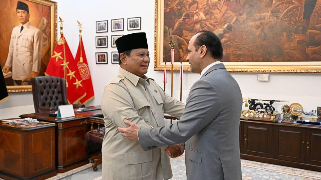 普拉博沃会见卡塔尔副首相萨乌德