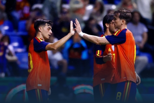 热身赛：西班牙3-1秘鲁