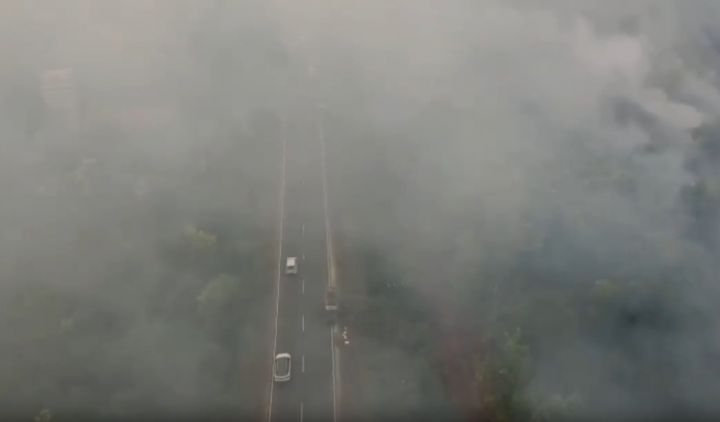 国内300万人受森林火灾烟霾影响     呼吸道感染病例激增78%  