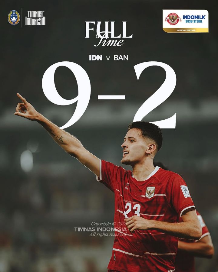 东盟杯：印尼9-2大胜孟加拉国晋级决赛 